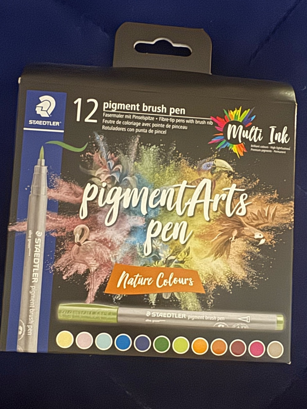 Staedtler PigmentArts Pen Set - Nature Colours (Blue Packaging)